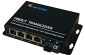 Media Converter GNETCOM | Media Converter GNETCOM GNC-6104FE-25B