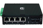 Media Converter HO-LINK | Bộ chuyển đổi quang công nghiệp 10/100Mbps HO-LINK HL-IES-1FX4TX-20