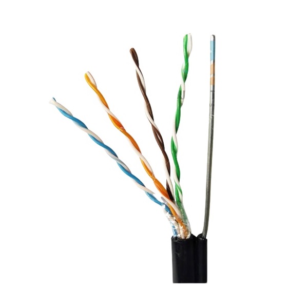 Cáp mạng VCOM Cat5E UTP 24AWG 4PRS - PE - SS (L524035)