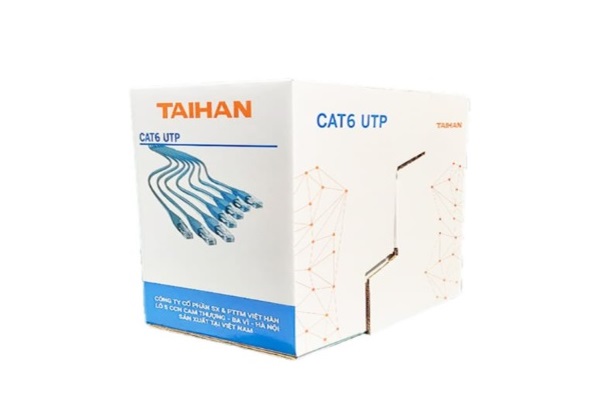 Cáp mạng CAT6 UTP CCA 23AWG 4PRS LS-DVH TAIHANCAT6CCA