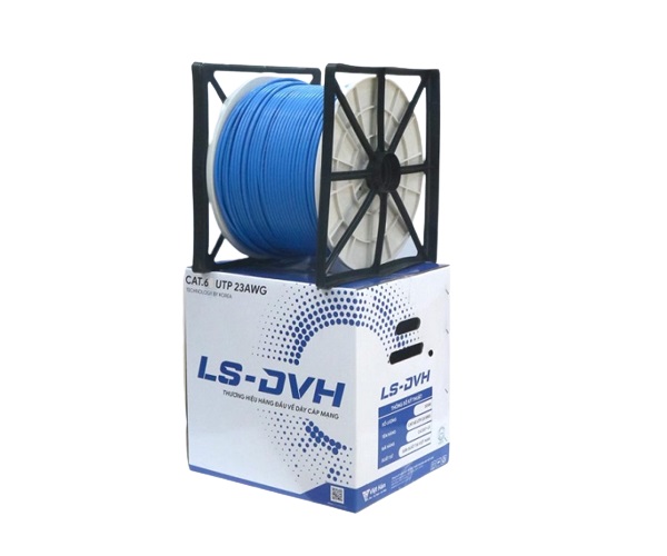 Cáp mạng CAT6 UTP 23AWG 4PRS PVC LS-DVH CAT6UTP23AWG