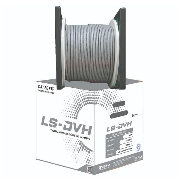 Cáp mạng CAT5E FTP 25AWG PVC LS-DVH CAT.5EFTP24AWG