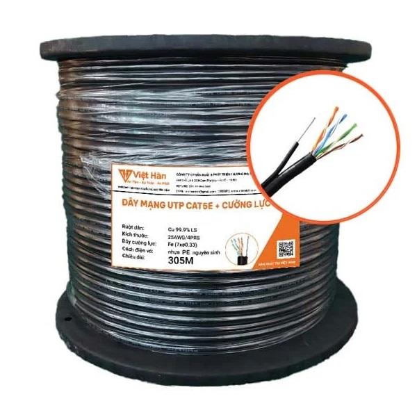 Cáp mạng CAT5E UTP 25AWG PE LS-DVH C52514-CLPE