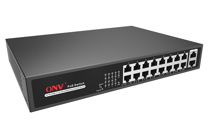 16-port 10/100M PoE Switch ONV H1016PLS