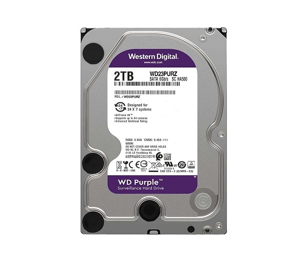 Ổ cứng chuyên dụng 2TB WESTERN PURPLE WD23PURZ