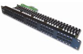 Patch panel for Telephone 50 port Dintek 19 inch (1402-01003)