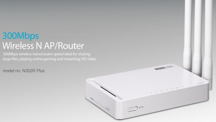 300Mbps Wireless N Router TOTOLINK N302R Plus