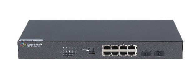 8-Port GE PoE + 2-Port Gigabit SFP Switch Sundray X-link XS1550U-10P-PWR