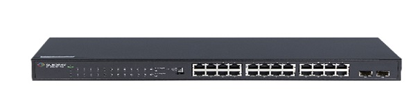 24-Port GE PoE + 2-Port Gigabit SFP Switch Sundray X-link XS1550U-26P-PWR-LI