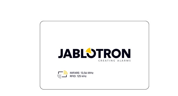 Dual card LF-HF UID JABLOTRON JA-193J