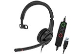 Tai nghe AXTEL | Tai nghe Headset AXTEL Voice UC28 mono USB-A (AXH-V28UCM)