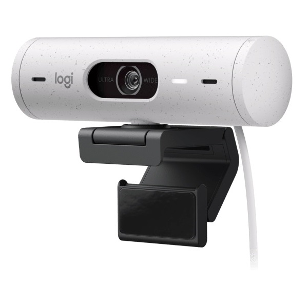 Webcam Logitech BRIO 500 (Trắng)