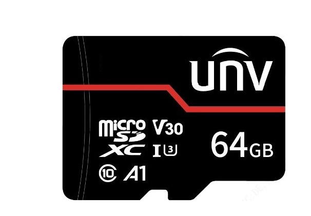 Thẻ nhớ TF 64GB màu đỏ UNV TF-64G-MT