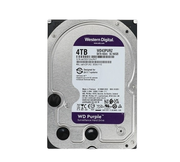 Ổ cứng chuyên dụng 4TB WESTERN PURPLE WD42PURU