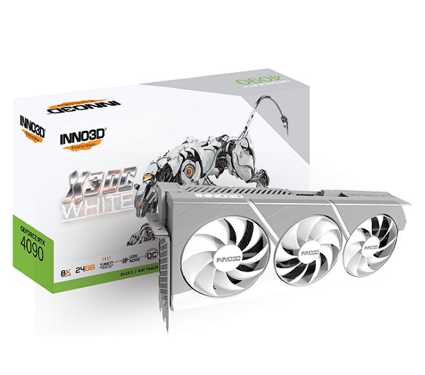 Graphics Card INNO3D GeForce RTX 4090 X3 OC White