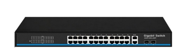 24-Port GE PoE + 2-Port Giga Uplink + 2-Port SFP Switch HASIVO S2800P-24G-2TS