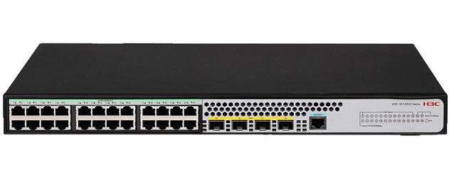 24-Port GE + 4-Port SFP Plus Layer 3 Switch H3C S5120V3-28S-PWR-LI