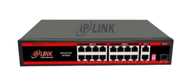 16-Port 10/100Mbps PoE + 2-Port GE Switch IP-LINK IPL-SW162