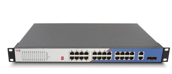 24-port GE PoE + 2-port GE + 2-Port 1G SFP Rack-Mounted Switch WINTOP YT-CM2328-2GF26GT-24POE