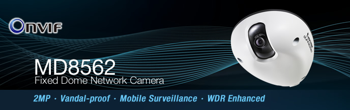 Camera IP Dome 2.0 Megapixel Vivotek MD8562