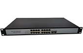 Switch PoE HDTEC | 16-Port 10/100Mbps + 2-Port Uplink 1G + 1 Uplink SFP 1.25G PoE Switch HDTEC