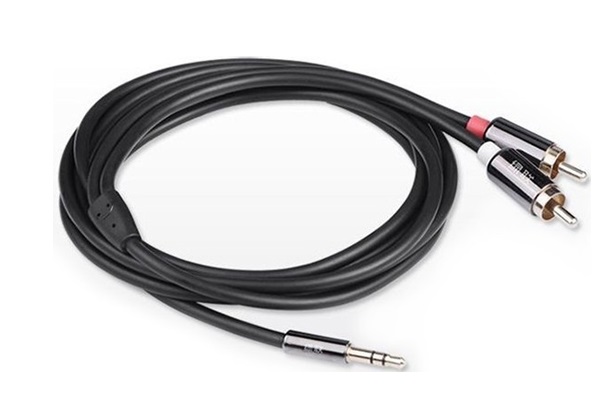 Cáp Audio 3.5mm ra 2 đầu RCA dài 5m Ugreen 10591