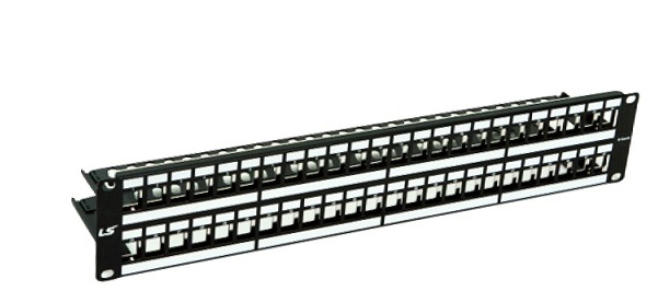 Patch panel Empty 48-port LS CAT6A (LS-PP-C6A-48P-E2-ECO)