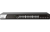 Thiết bị mạng DrayTek | 28-Port L2+ Managed 10G PoE Switch DrayTek VigorSwitch P2282x