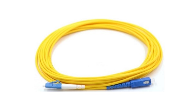 Dintek Fiber patch cord 9/125um, Single-mode, Simplex, SC/LC, 3M