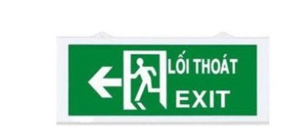 Đèn chỉ dẫn thoát hiểm Exit 1 mặt YongJin