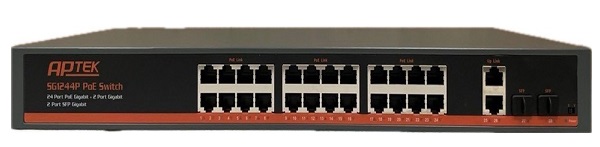 24-Port PoE GE Switch APTEK SG1244P