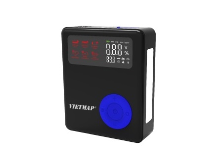 Bơm lốp ôtô đa năng tích hợp kích bình ắc quy VIETMAP DK-MF139 (8000mAh)