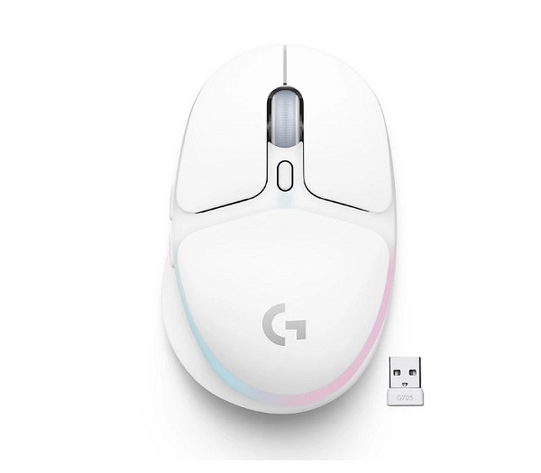 Chuột Gaming không dây RGB Logitech G705 Lightspeed Aurora