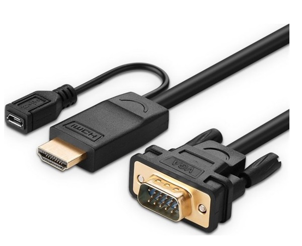 Cáp chuyển đổi HDMI to VGA 1.5m Ugreen 30449