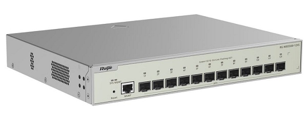 12-Port Full 10G SPF+ Layer 3 Cloud Managed Switch RUIJIE RG-NBS5500-12XS