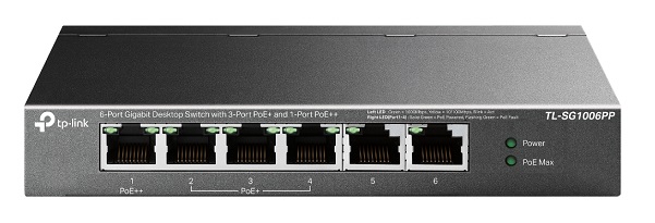 6-Port Gigabit Desktop Switch TP-LINK TL-SG1006PP