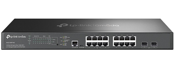 Omada 16-Port 2.5G and 2-Port 10GE SFP+ Managed Switch TP-LINK SG3218XP-M2