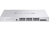 Thiết bị mạng TP-LINK | Omada Pro 24-Port PoE+ Gigabit with 4 SFP+ Slots Managed Switch TP-LINK S5500-24GP4XF