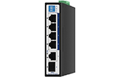 Thiết bị mạng HRUI | 4-Port PoE Gigabit Industrial Switch HRUI HR500-AFG-411S  