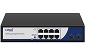 Thiết bị mạng HRUI | 8-Port PoE Gigabit Web-Smart Switch HRUI HR-AFGW-82NS