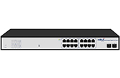 Thiết bị mạng HRUI | 16-Port PoE Gigabit Web-Smart Switch HRUI HR-AFGW-162S-300