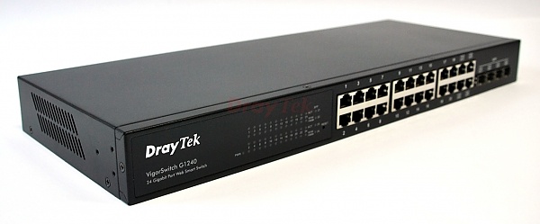 24 Port 10/100/1000Mbps Switch DrayTek Vigor G1240