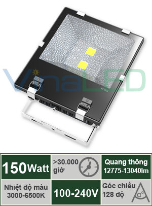 Đèn pha LED 150W VinaLED FL-A150C