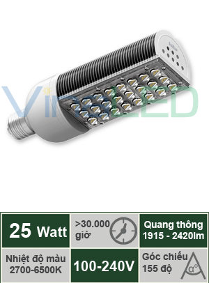 Đèn đường LED 25W VinaLED ST-A25H