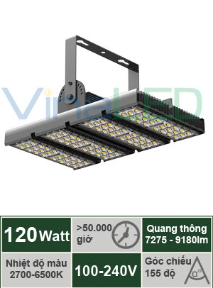 Đèn LED đa năng 120W VinaLED TN-A120H