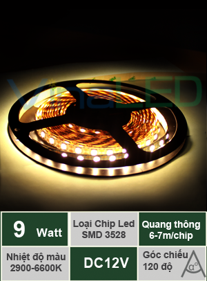 Đèn LED dây 9W VinaLED FSB-3528-L120