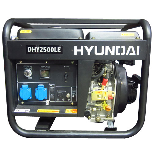 MÁY PHÁT ĐIỆN CHẠY DẦU DIESEL HYUNDAI DHY2500LE 