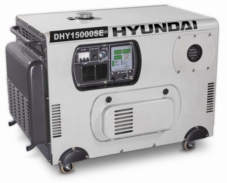 MÁY PHÁT ĐIỆN CHẠY DẦU DIESEL HYUNDAI DHY15000SE 