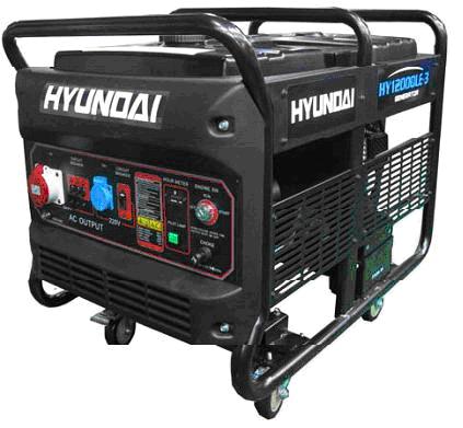 MÁY PHÁT ĐIỆN CHẠY DẦU DIESEL HYUNDAI DHY12000LE-3