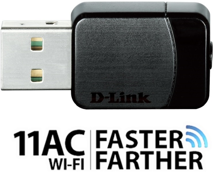 Wireless AC Dual Band USB Adapter D-LINK DWA-171